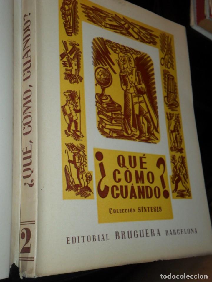 Libros de segunda mano: &iquest;QUE, COMO Y CUANDO? COLECCION SINTESIS - Foto 2