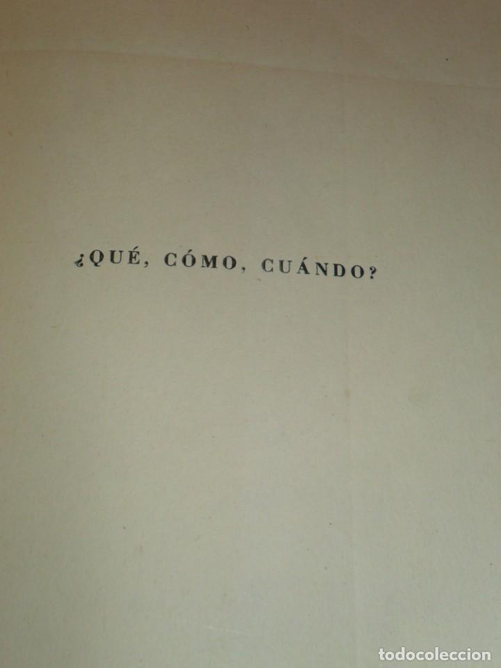Libros de segunda mano: &iquest;QUE, COMO Y CUANDO? COLECCION SINTESIS - Foto 5