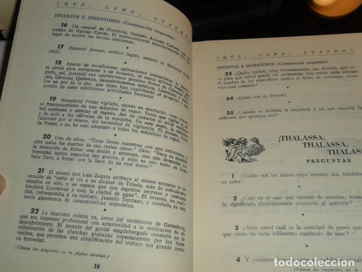 Libros de segunda mano: &iquest;QUE, COMO Y CUANDO? COLECCION SINTESIS - Foto 7