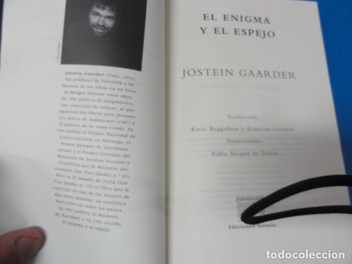 Libros de segunda mano: El Enigma y el Espejo - Jostein Gaarder - Foto 2