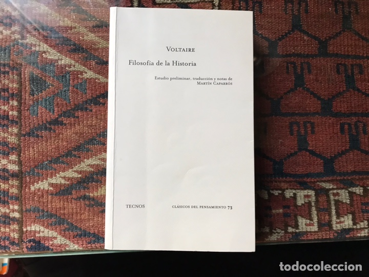 Libros de segunda mano: Filosof&iacute;a de la historia. Voltaire - Foto 1