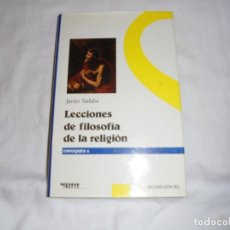 Libros de segunda mano: LECCIONES DE FILOSOFIA DE LA RELIGION.JAVIER SADABA.MONDADORI 1989 ENFOQUES 6 