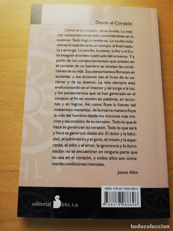 Libros de segunda mano: DESDE EL CORAZ&Oacute;N (JAMES ALLEN) EDITORIAL SIRIO - Foto 4