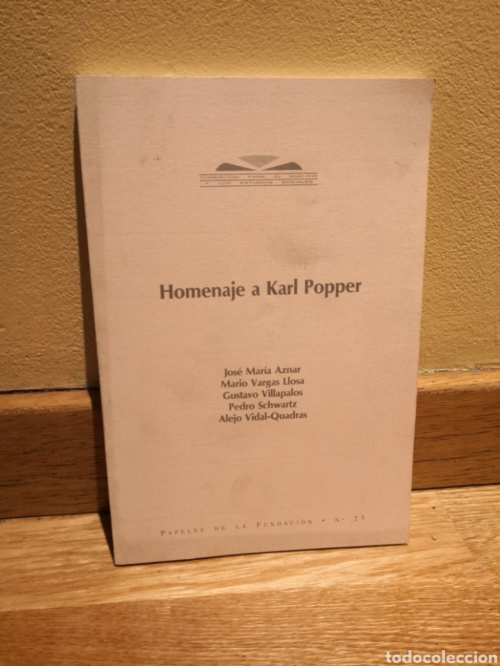 Libros de segunda mano: Homenaje a karl Popper - Foto 1