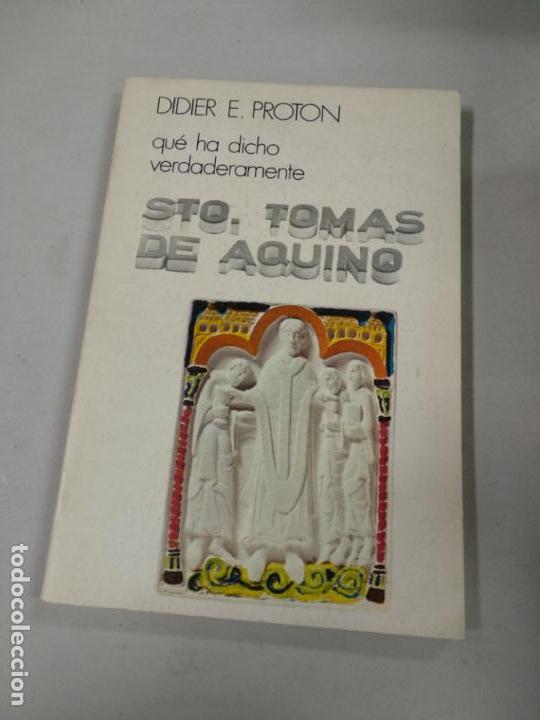 Second hand books: QUE HA DICHO VERDADERAMENTE SANTO TOMAS DE AQUINO