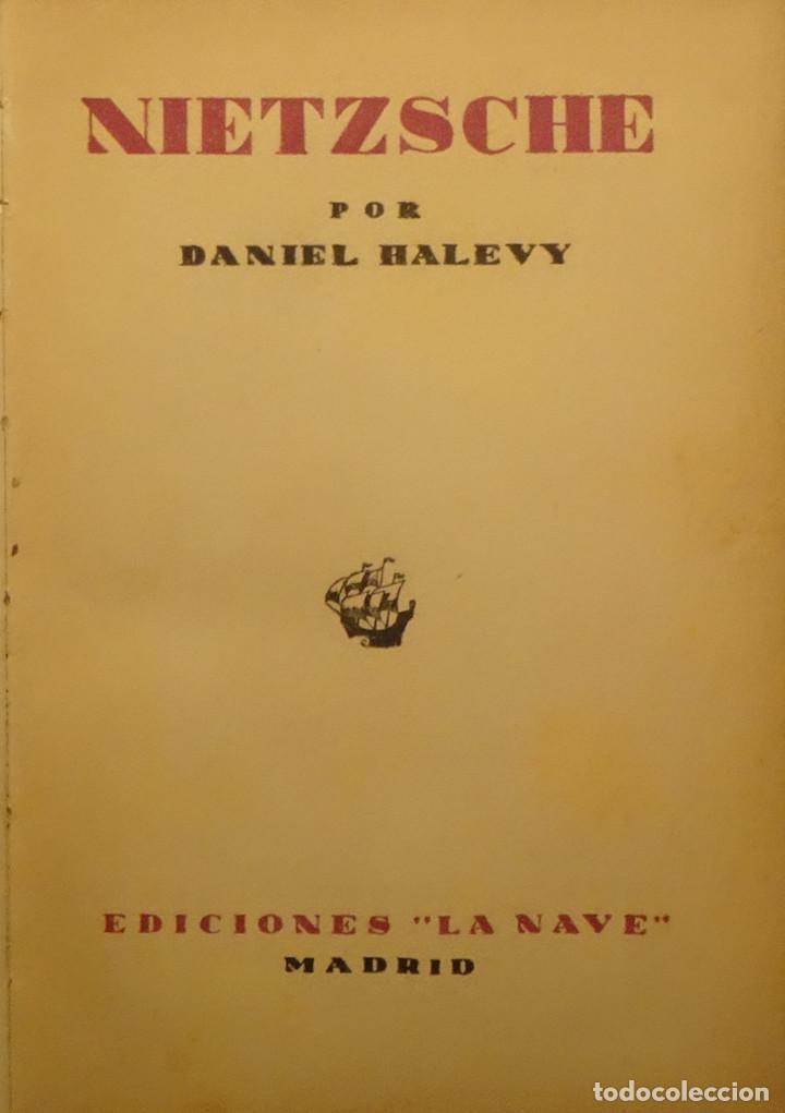 Libros de segunda mano: NIETZSCHE - Daniel HALEVY - Foto 1