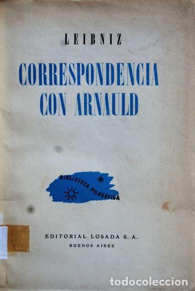 Libros de segunda mano: Correspondencia con Arnauld - Foto 1