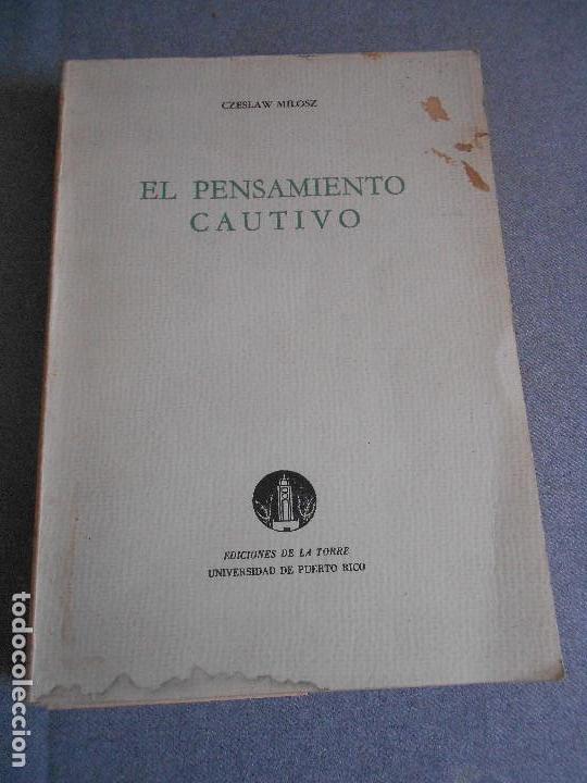 Libros de segunda mano: EL PENSAMIENTO CAUTIVO - Foto 1