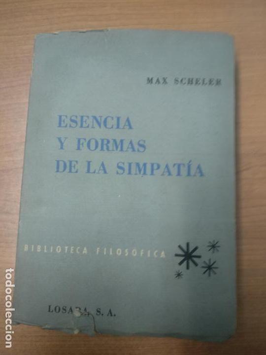 Libros de segunda mano: ESENCIA Y FORMAS DE LA SIMPAT&Iacute;A - MAX SCHELER - Foto 1