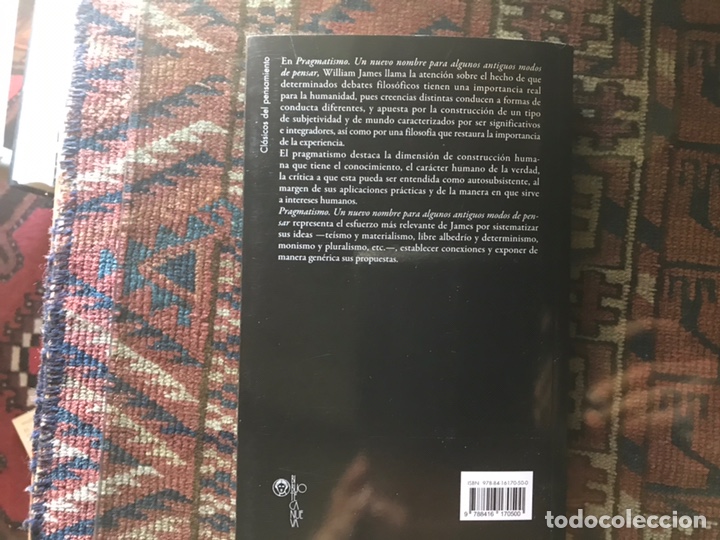 Libros de segunda mano: William James. Pragmatismo. Como nuevo - Foto 2