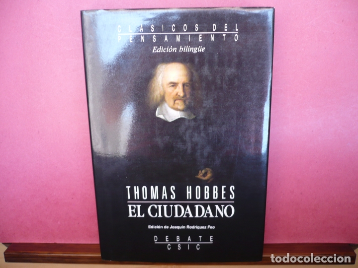 Libros de segunda mano: Thomas Hobbes. El Ciudadano. Editorial Debate/ CSIC. - Foto 4