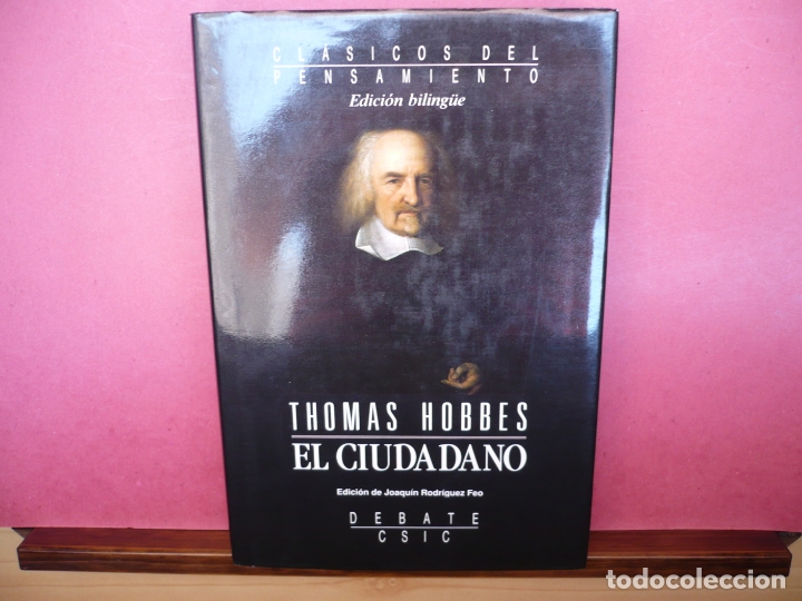 Libros de segunda mano: Thomas Hobbes. El Ciudadano. Editorial Debate/ CSIC. - Foto 1
