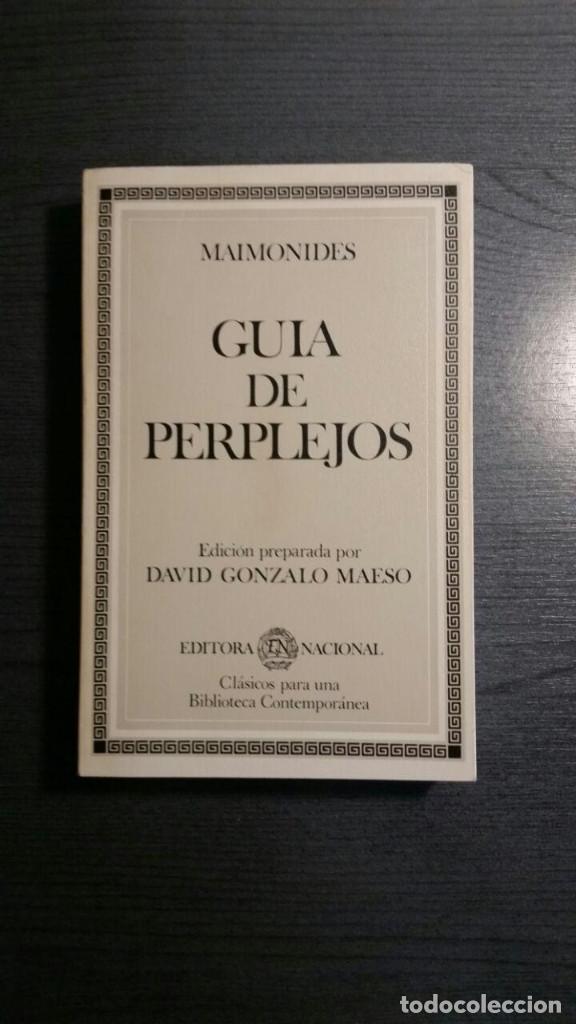 Libros de segunda mano: GU&Iacute;A DE PERPLEJOS - MAIM&Oacute;NIDES - EDITORA NACIONAL - Foto 1