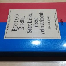 Libros de segunda mano: SOBRE LA ETICA EL SEXO Y EL MATRIMONIO	/ BERTRAND RUSSEL CAMPO DE AGRAMANTE ALCOR	/ / / F