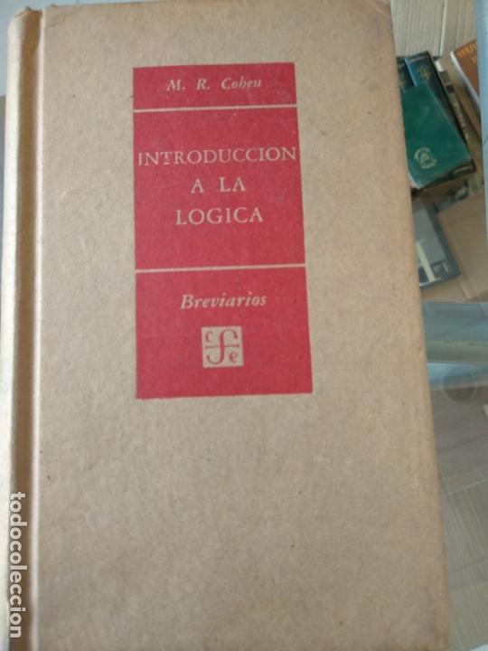 Libros de segunda mano: M. R. COHEN, INTRODUCCI&Oacute;N A LA L&Oacute;GICA - Foto 1