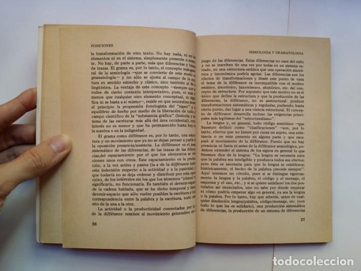 Libros de segunda mano: POSICIONES - JACQUES DERRIDA - PRE-TEXTOS (1977) - Foto 5