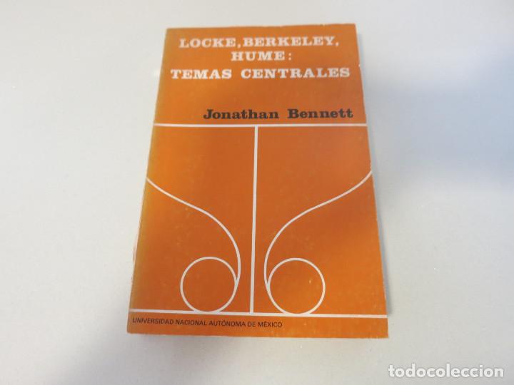Libros de segunda mano: LOCKE BERKELEY HUME TEMAS CENTRALES JONATHAN BENNETT - Foto 1