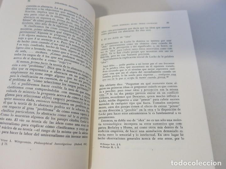Libros de segunda mano: LOCKE BERKELEY HUME TEMAS CENTRALES JONATHAN BENNETT - Foto 2