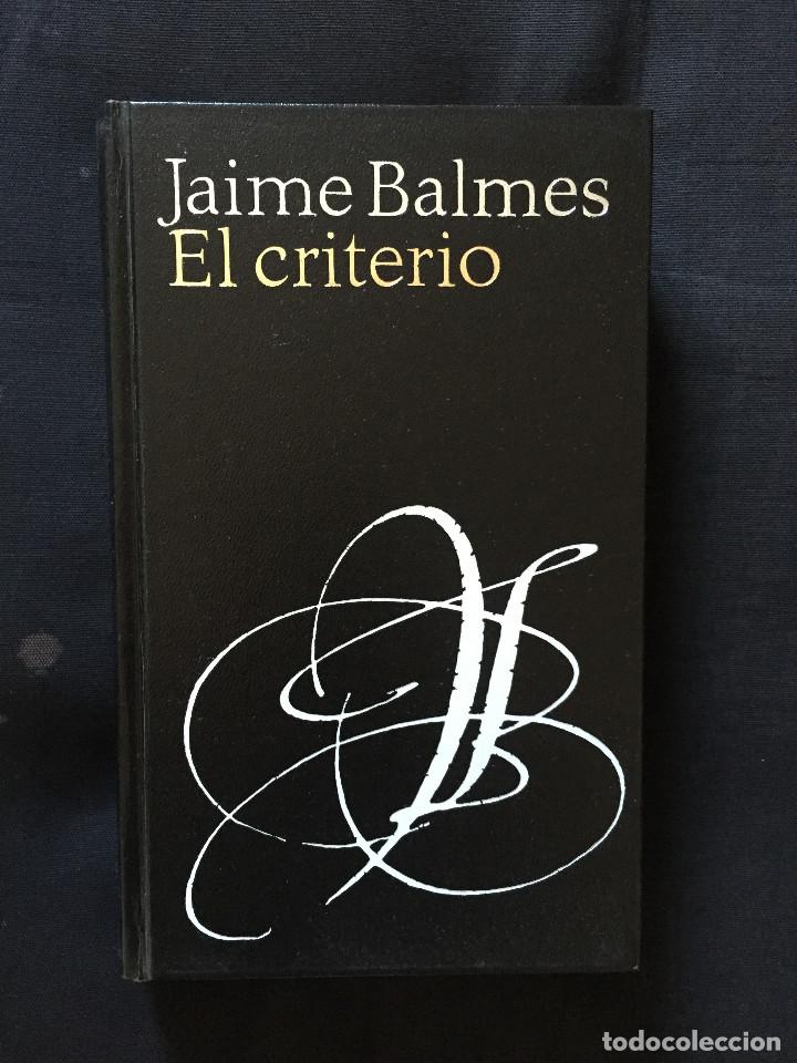 Libros de segunda mano: El criterio de Jaime Balmes - Foto 1