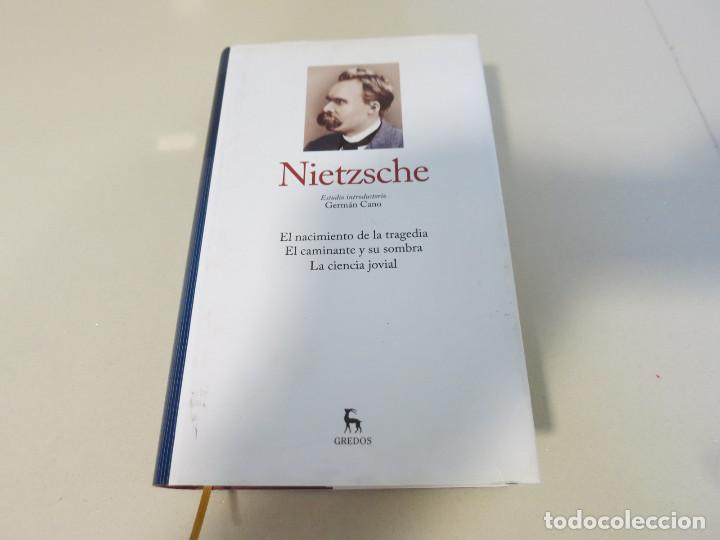 Libros de segunda mano: FILOSOFIA GREDOS NIETZSCHE EL NACIMIENTO DE LA TRAGEDIA EL CAMINANTE Y SU SOMBRA LA CIENICA JOVIAL