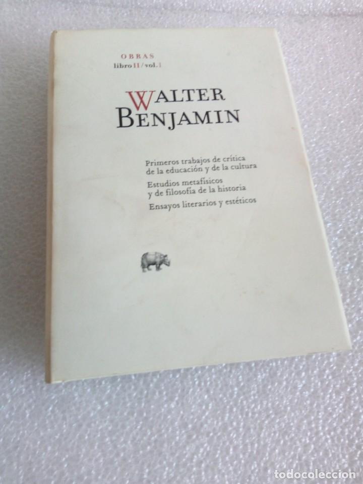 Libros de segunda mano: OBRAS: LIBRO II / VOL 1: WALTER BENJAMIN, ABADA EDITORES. - Foto 2