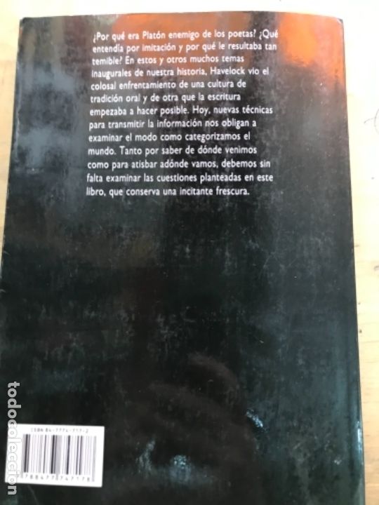 Libros de segunda mano: PREFACIO A PLAT&Oacute;N. ERIC A. HAVELOC. - Foto 6