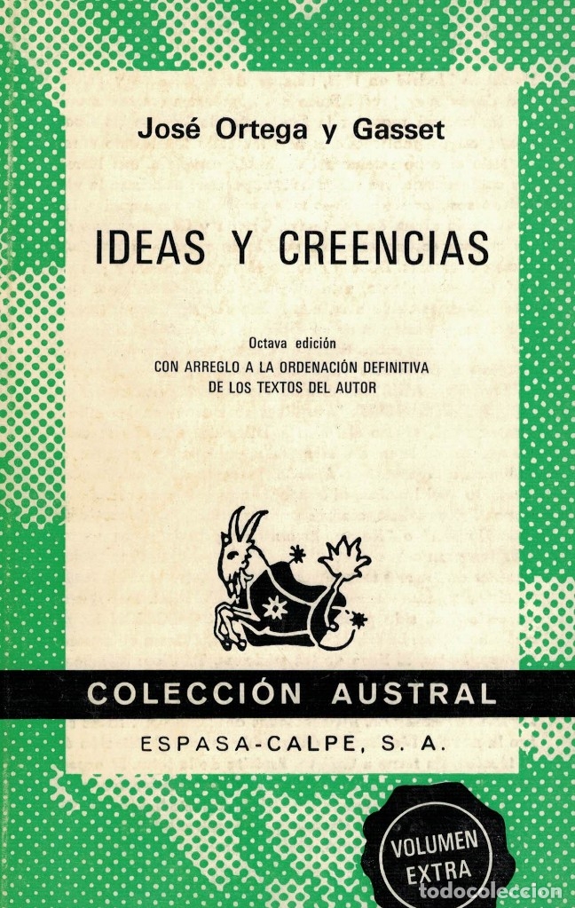 Libros de segunda mano: Jos&eacute; Ortega y Gasset, Ideas y Creencias - Foto 1