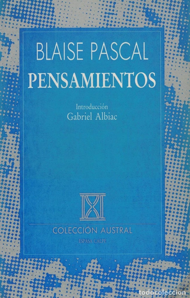 Libros de segunda mano: Blaise Pascal, Pensamientos / Austral - Foto 1
