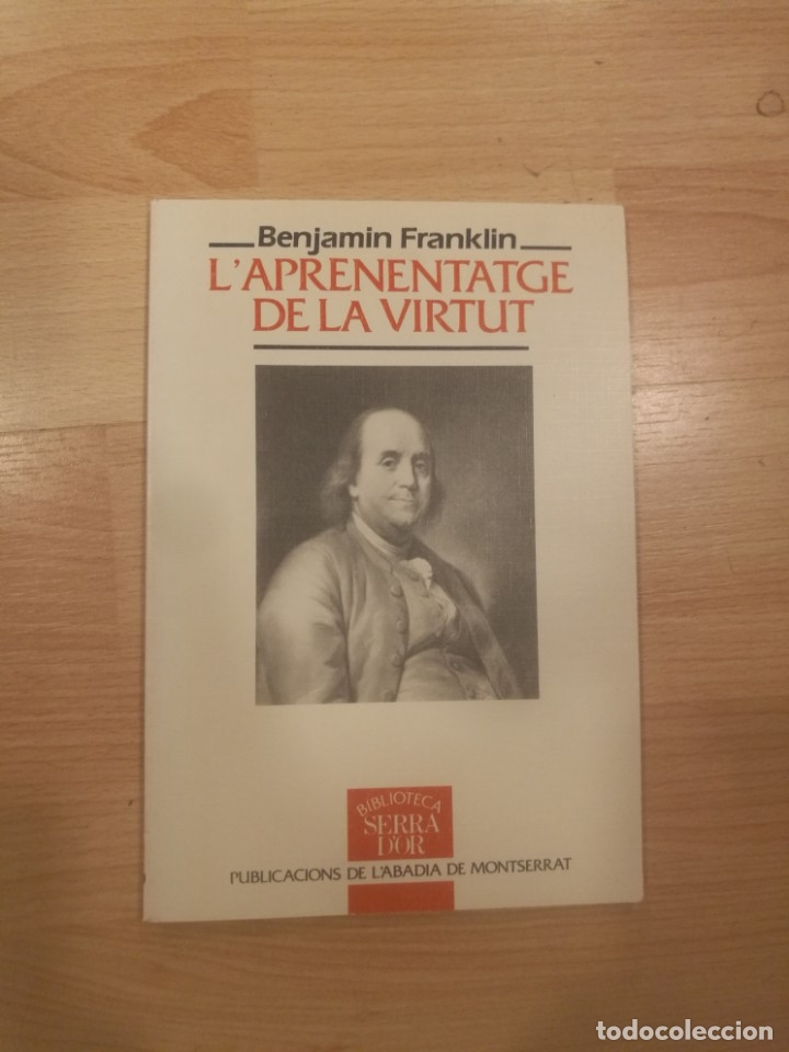 Libros de segunda mano: Laprenentatge de la virtut. Benjamin Franklin - Foto 1