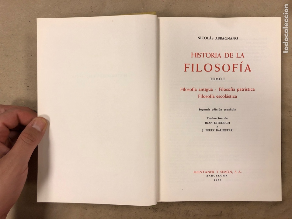 Historia De La Filosofía. Nicolás Abbagnano. 2 - Comprar Libros De ...