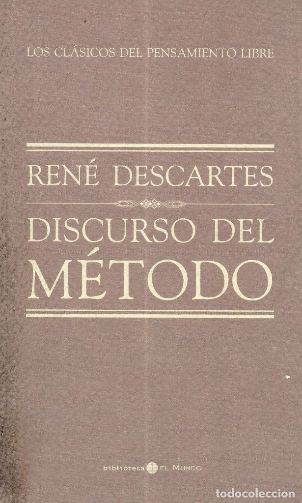 Libros de segunda mano: Discurso del m&eacute;todo. Ren&eacute; Descartes - Foto 1