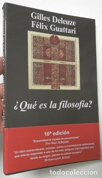 ¿qué Es La Filosofía? - Gilles Deleuze, Félix G - Vendido En Venta ...