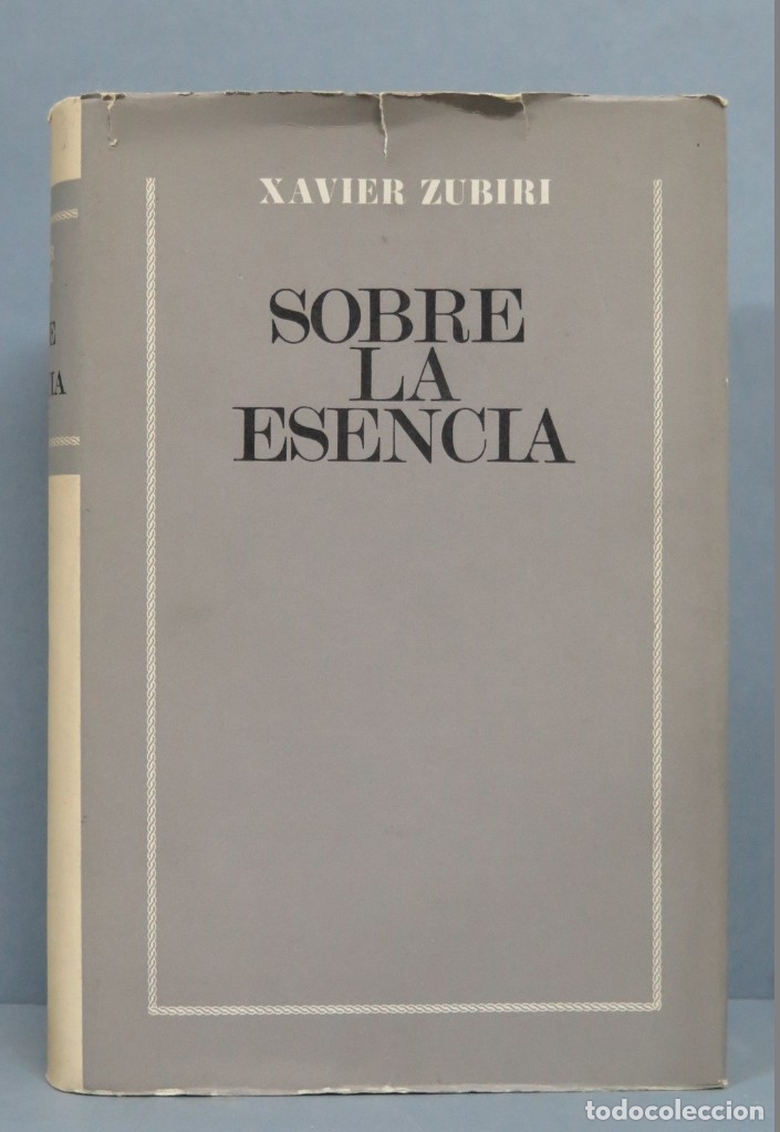 Libros de segunda mano: SOBRE LA ESENCIA. ZUBIRI - Foto 1