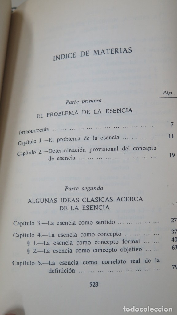Libros de segunda mano: SOBRE LA ESENCIA. ZUBIRI - Foto 2