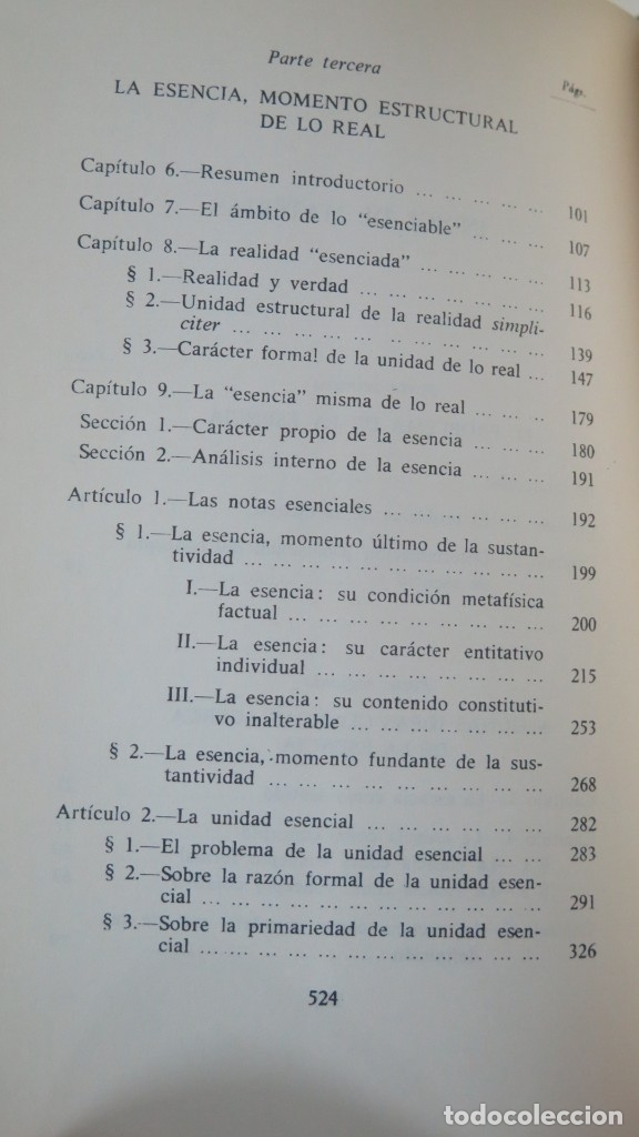 Libros de segunda mano: SOBRE LA ESENCIA. ZUBIRI - Foto 3
