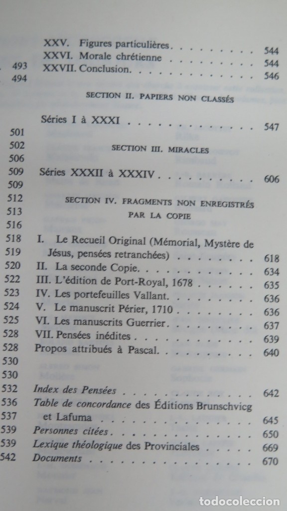 Libros de segunda mano: OEUVRES COMPLETES. COLLECTION L&acute;INTEGRALE. PASCAL - Foto 8
