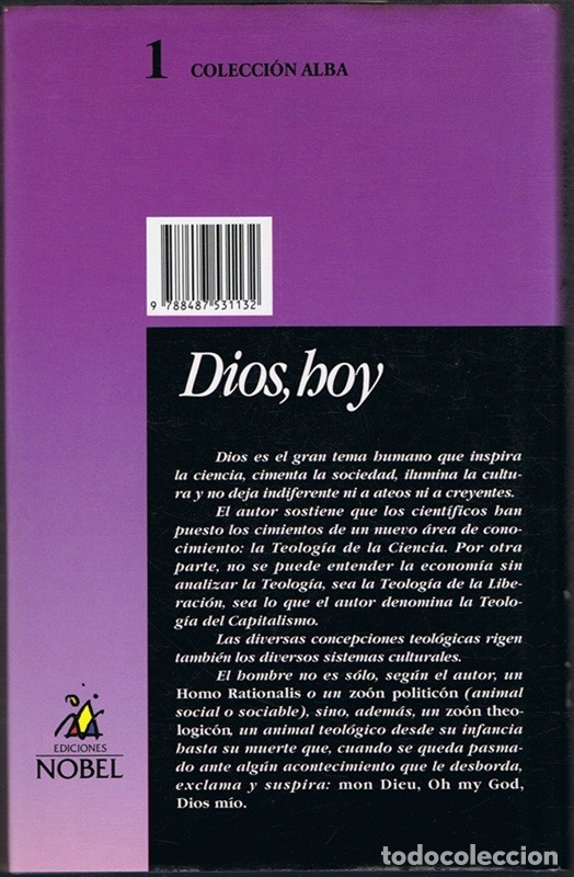 Libros de segunda mano: DIOS,HOY JOS&Eacute; ANTONIO J&Aacute;UREGUI - Foto 2