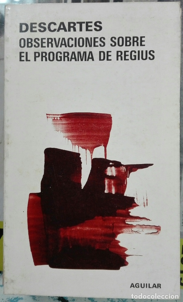 Libros de segunda mano: Descartes. Observaciones sobre el programa de Regius. 1980 - Foto 1