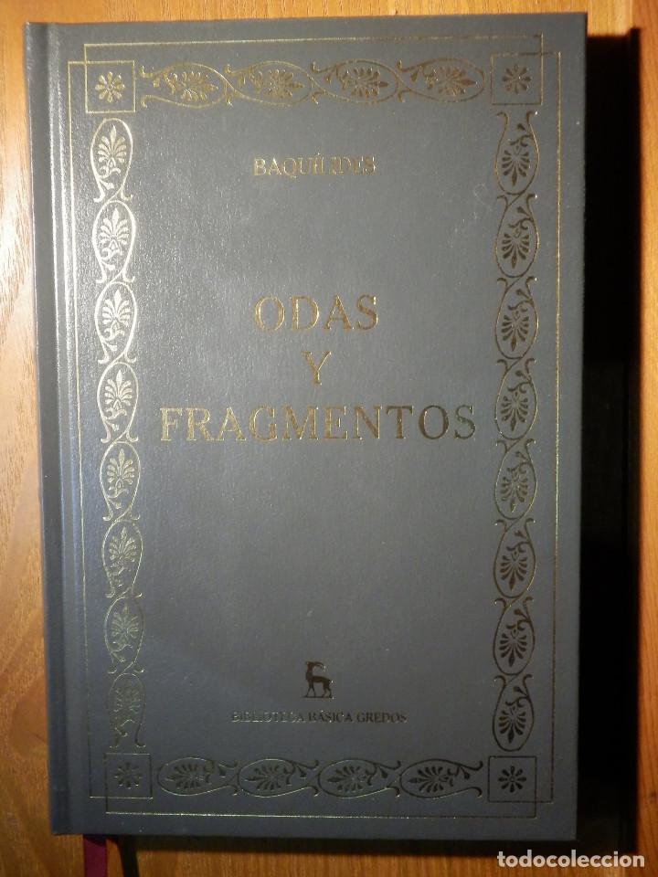 Libros de segunda mano: Libro - Baqu&iacute;lides - Odas y Fragmentos - 2002 - Foto 1