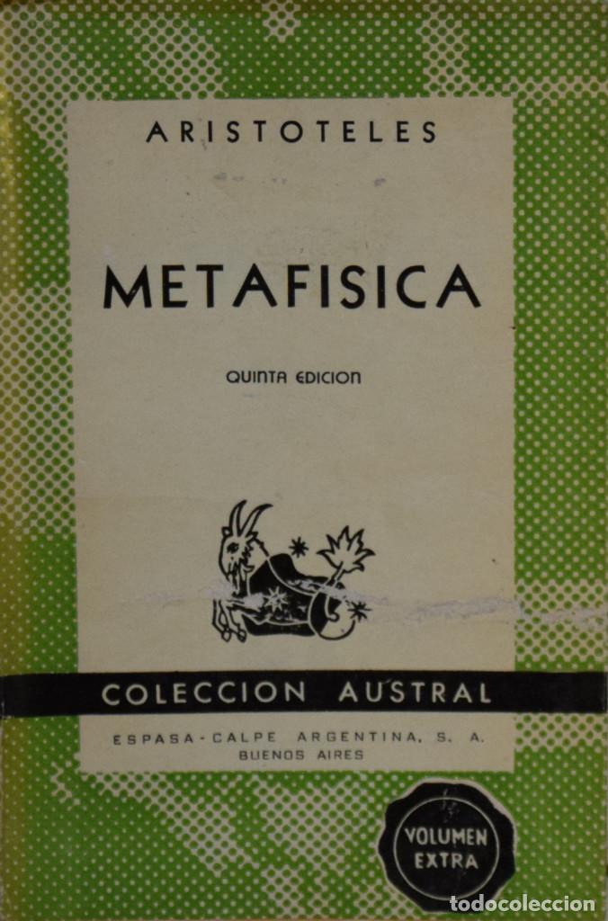Libros de segunda mano: METAF&Iacute;SICA -  ARIST&Oacute;TELES - Foto 1