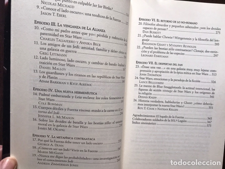 Libros de segunda mano: Star Wars y la filosof&iacute;a. William Irving - Foto 6