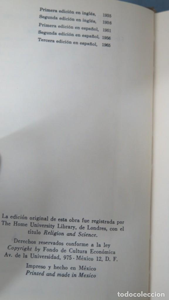 Libros de segunda mano: RELIGION Y CIENCIA. RUSSELL - Foto 3