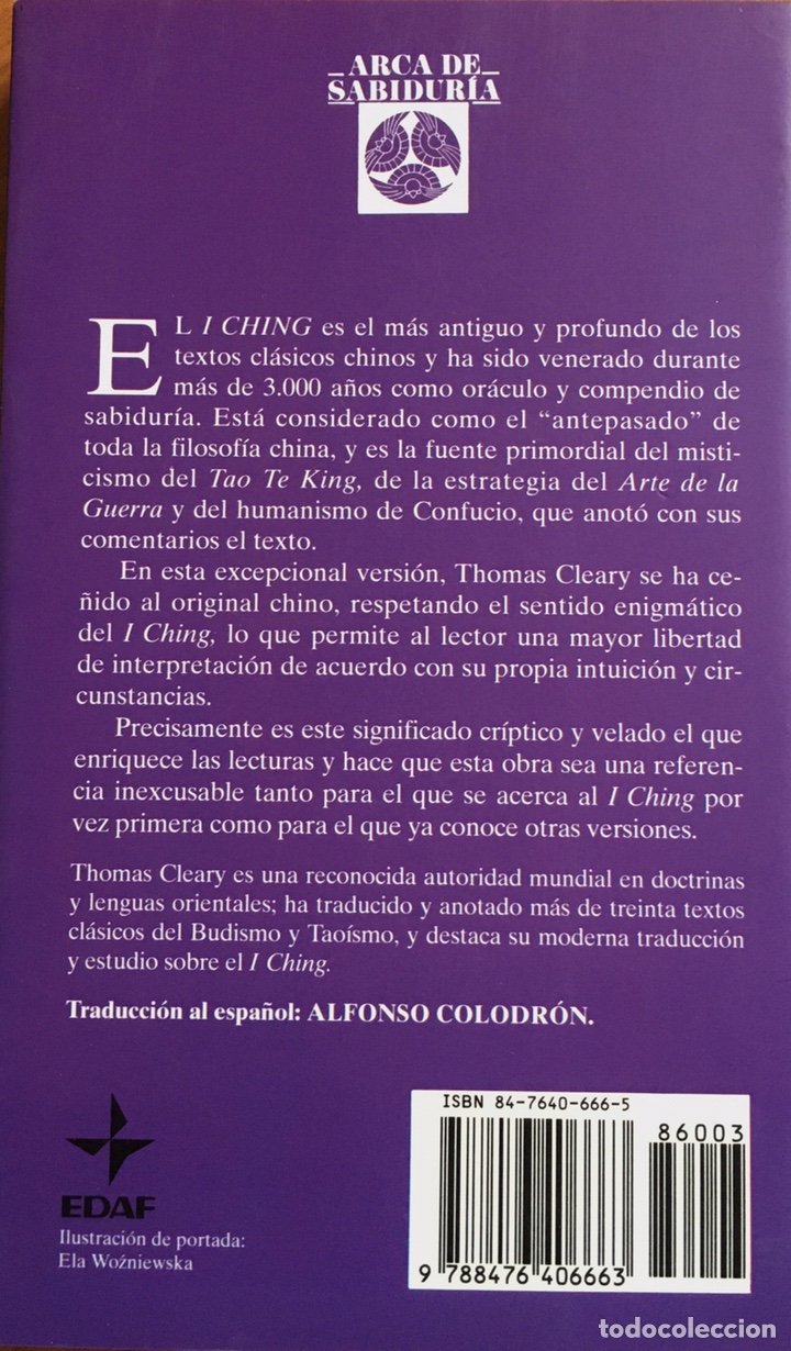 Libros de segunda mano: I Ching El libro del cambio Edaf Espa&ntilde;a 2004 - Foto 2
