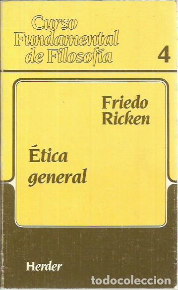 Libros de segunda mano: ref.0016910 &Eacute;TICA GENERAL / Friedo Rickien - Foto 1