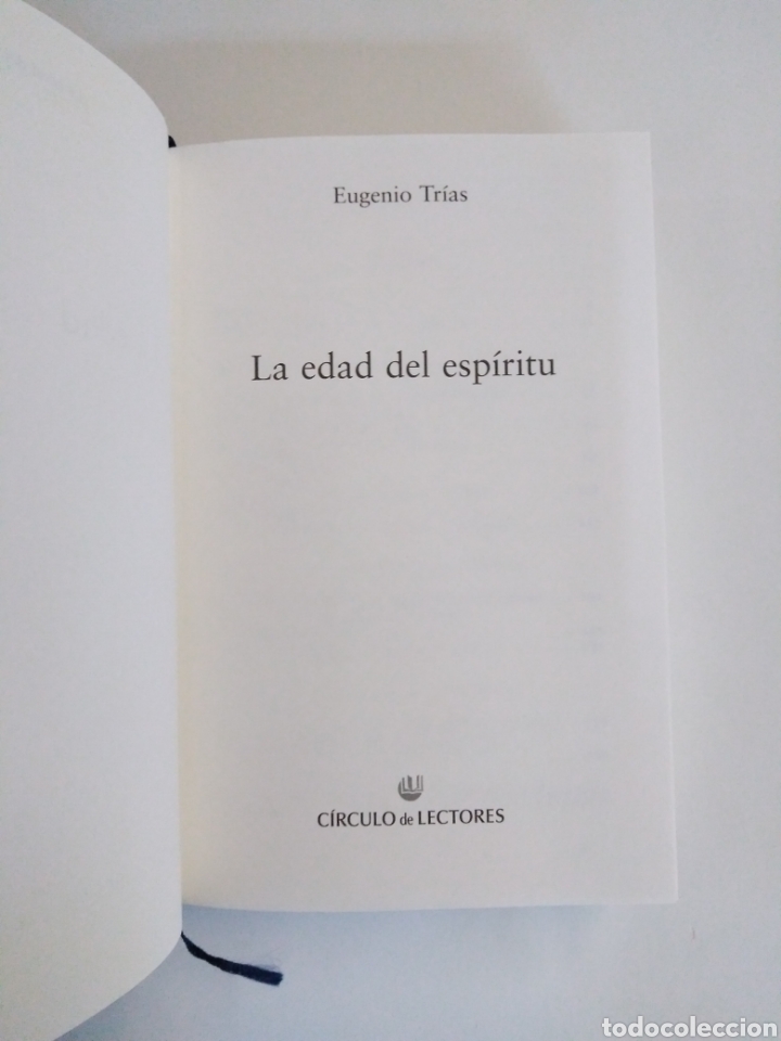 Libros de segunda mano: La edad del esp&iacute;ritu / Eugenio Tr&iacute;as - Foto 2