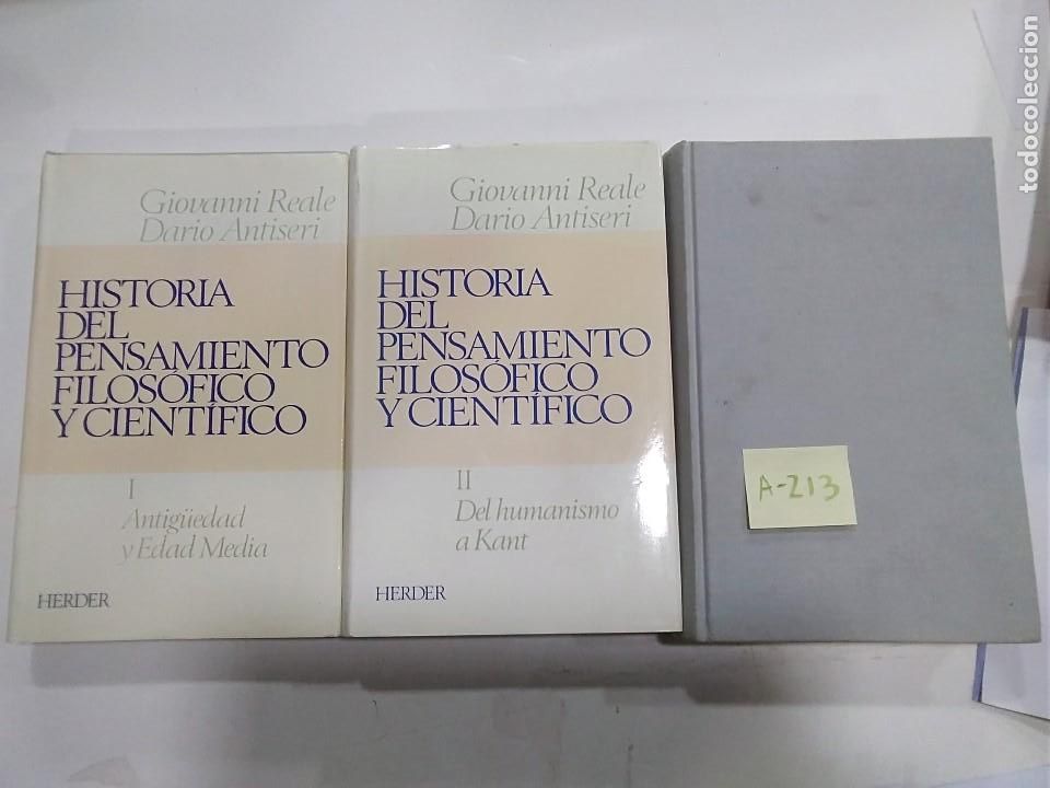 Historia del pensamiento filosofico y cientific - Vendido en Subasta