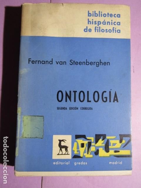 Libros de segunda mano: ONTOLOG&Iacute;A; VAN STEENBERGHEN, Fernand - Foto 1