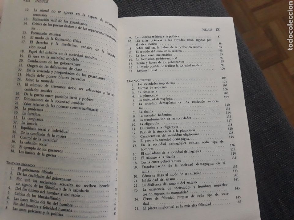 Libros de segunda mano: EXPOSICI&Oacute;N DE LA REP&Uacute;BLICA DE PLAT&Oacute;N .AVERROES . - Foto 6