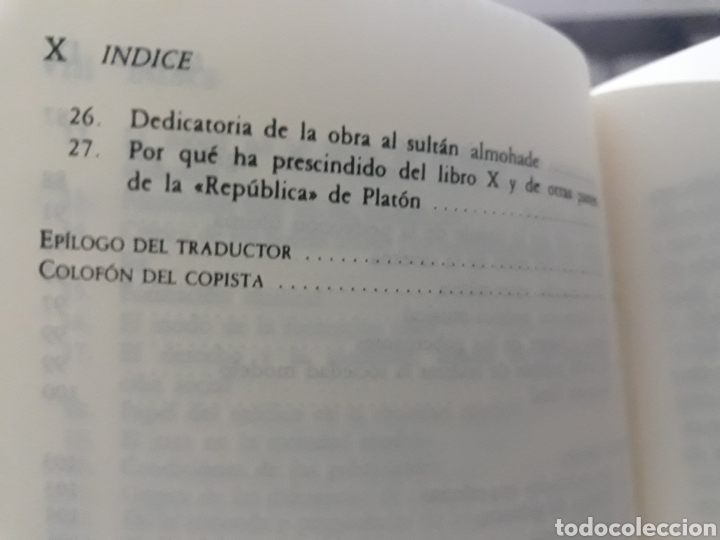 Libros de segunda mano: EXPOSICI&Oacute;N DE LA REP&Uacute;BLICA DE PLAT&Oacute;N .AVERROES . - Foto 7