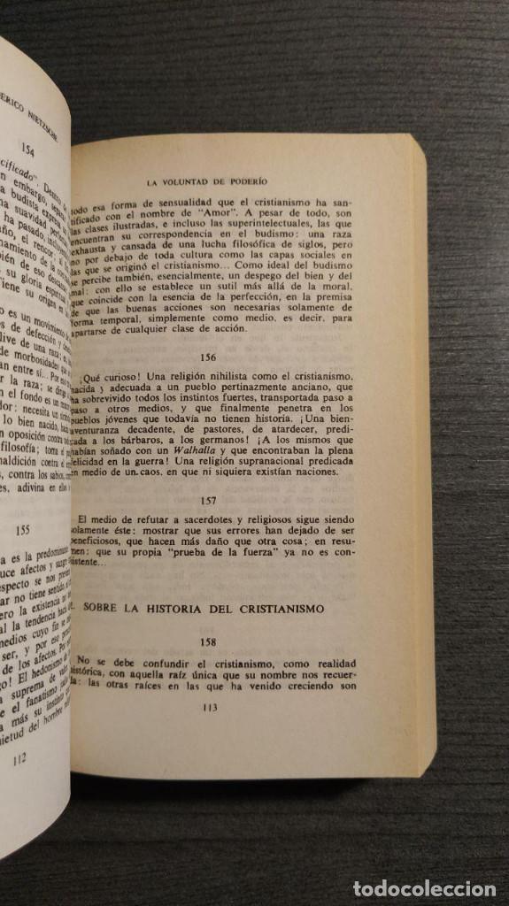 Libros de segunda mano: LA VOLUNTAD DE PODERIO.  NIETZSCHE.  BIBLIOTECA EDAF 1981 - Foto 8